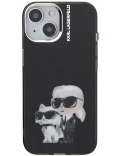 KARL LAGERFELD CARCASA AQUARELLE K&C IPHONE 15 NEGRO 2