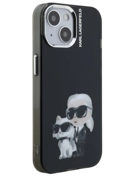 KARL LAGERFELD CARCASA AQUARELLE K&C IPHONE 15 NEGRO