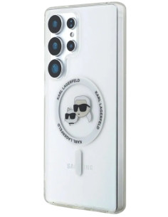KARL LAGERFELD CARCASA MAGSAFE IML K&C HEADS SAMSUNG GALAXY S25 ULTRA TRANSPARENTE