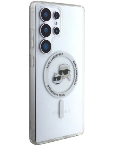 KARL LAGERFELD CARCASA MAGSAFE IML K&C HEADS SAMSUNG GALAXY S25 ULTRA TRANSPARENTE