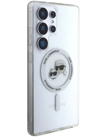 KARL LAGERFELD CARCASA MAGSAFE IML K&C HEADS SAMSUNG GALAXY S25 ULTRA TRANSPARENTE