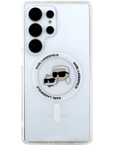 KARL LAGERFELD CARCASA MAGSAFE IML K&C HEADS SAMSUNG GALAXY S25 ULTRA TRANSPARENTE