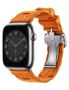 DEVIA CORREA SILICONE DELUXE APPLE WATCH 38/40/41mm NARANJA