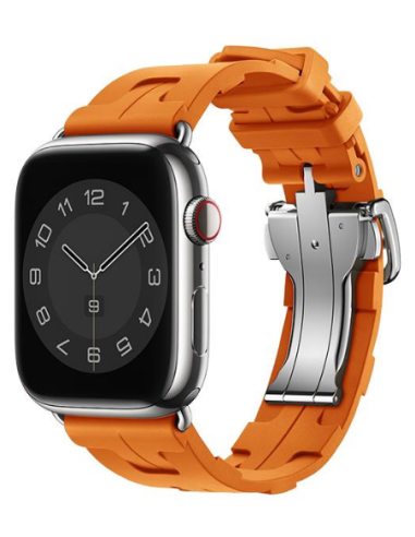 DEVIA CORREA SILICONE DELUXE APPLE WATCH 38/40/41mm NARANJA