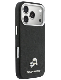 KARL LAGERFELD CARCASA MAGSAFE K&C PIN IPHONE 18 PRO MAX/17PRO MAX NEGRO 2