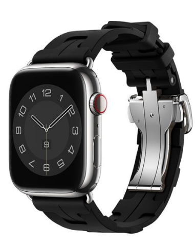 DEVIA CORREA SILICONE DELUXE APPLE WATCH 38/40/41mm NEGRO