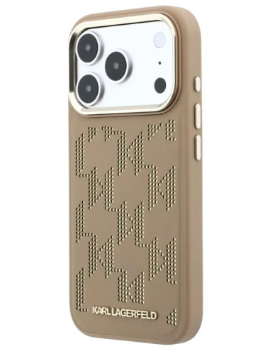 KARL LAGERFELD CARCASA MAGSAFE MONOGRAM IPHONE 17 PRO MAX BEIGE