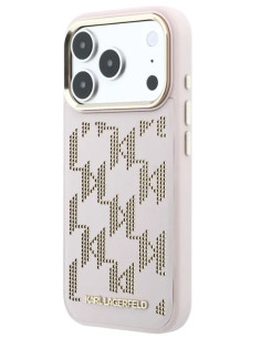 KARL LAGERFELD CARCASA MAGSAFE MONOGRAM IPHONE 17 PRO MAX ROSA