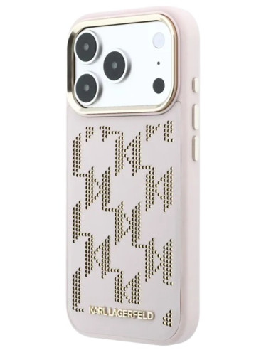 KARL LAGERFELD CARCASA MAGSAFE MONOGRAM IPHONE 17 PRO MAX ROSA