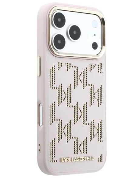 KARL LAGERFELD CARCASA MAGSAFE MONOGRAM IPHONE 17 PRO MAX ROSA
