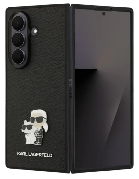 KARL LAGERFELD CARCASA SAFFIANO K&C Z FOLD 7 NEGRO