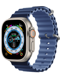 DEVIA CORREA SILICONE TWO-TONE SPORT6 APPLE WATCH 38/40/41mm AZUL