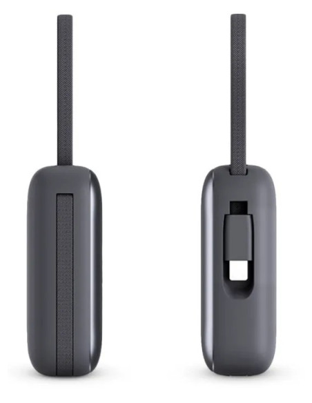KSIX BATERIA AUXILIAR 10000mAh / PD 22,5W / DISPLAY/ CABLE USBc + LIGHTNING