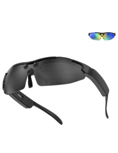 KSIX GAFAS INTELIGENTES VECTOR IA / CÁMARA FULL HD NEGRO