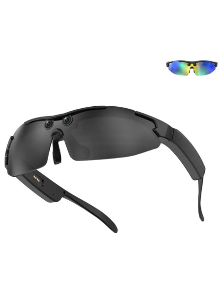KSIX GAFAS INTELIGENTES VECTOR IA / CÁMARA FULL HD NEGRO