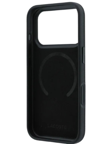 LACOSTE CARCASA MAGSAFE RINGSTAND IPHONE 18 PRO MAX/17 PRO MAX NEGRO