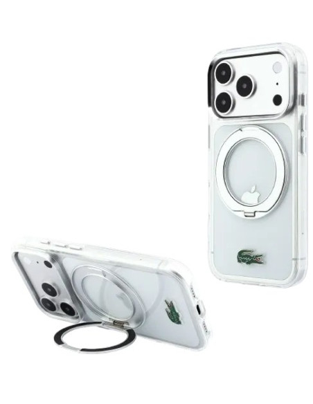 LACOSTE CARCASA MAGSAFE SOPORTE 360º IML IPHONE 18 PRO MAX