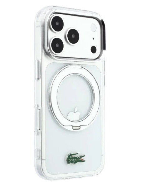LACOSTE CARCASA MAGSAFE SOPORTE 360º IML IPHONE 18 PRO/17 PRO
