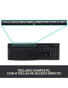 LOGITECH PACK TECLADO/RATÓN INALÁMBRICOS MK270 2