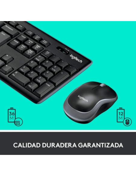 LOGITECH PACK TECLADO/RATÓN INALÁMBRICOS MK270