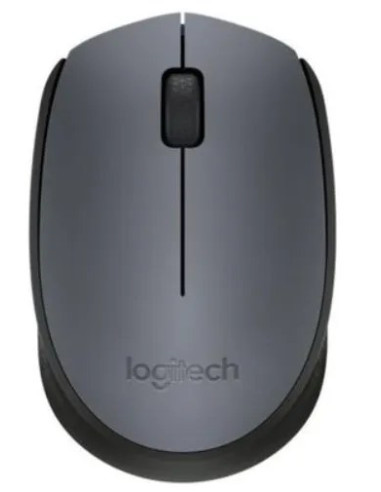 LOGITECH RATON INALÁMBRICO M170 1000 DPI GRIS