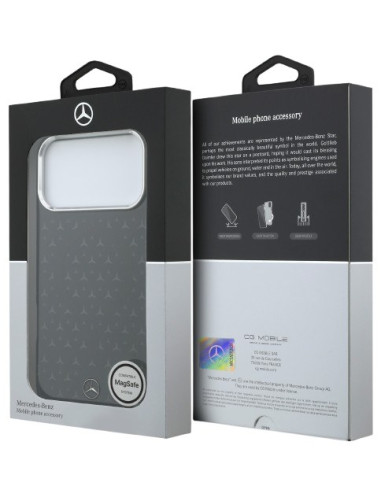 MERCEDES BENZ CARCASA MAGSAFE MB STARS IPHONE 17 PRO MAX