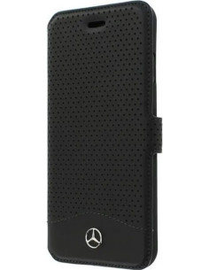 MERCEDES BENZ FUNDA TIPO LIBRO IPHONE 8/7/SE 2/SE NEGRO