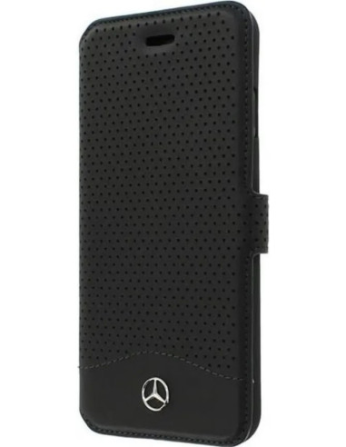MERCEDES BENZ FUNDA TIPO LIBRO IPHONE 8/7/SE 2/SE NEGRO