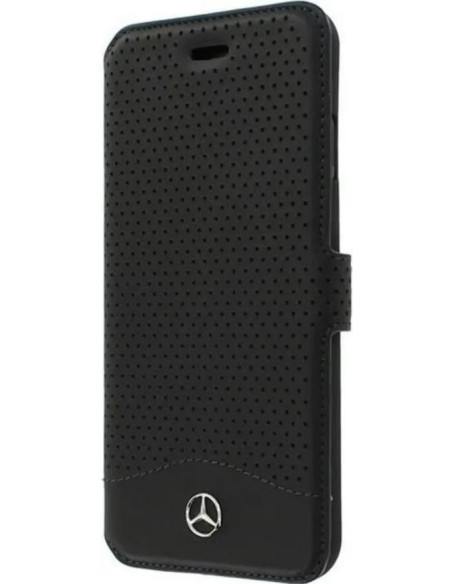 MERCEDES BENZ FUNDA TIPO LIBRO IPHONE 8/7/SE 2/SE NEGRO