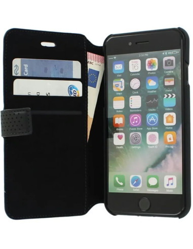 MERCEDES BENZ FUNDA TIPO LIBRO IPHONE 8/7/SE 2/SE NEGRO