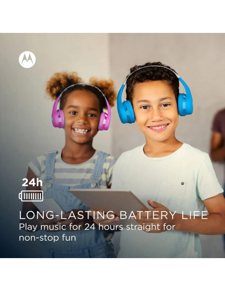 MOTOROLA AURICULARES INALÁMBRICOS KIDS AZUL