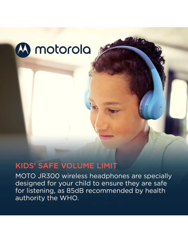 MOTOROLA AURICULARES INALÁMBRICOS KIDS AZUL
