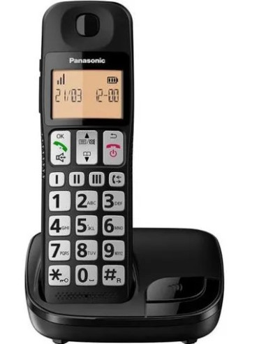 PANASONIC TELÉFONO INALÁMBRICO KXTG310N TECLAS GRANDES NEGRO