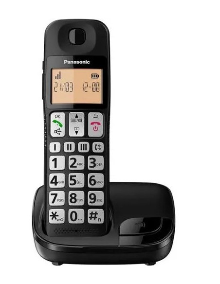 PANASONIC TELÉFONO INALÁMBRICO KXTG310N TECLAS GRANDES NEGRO