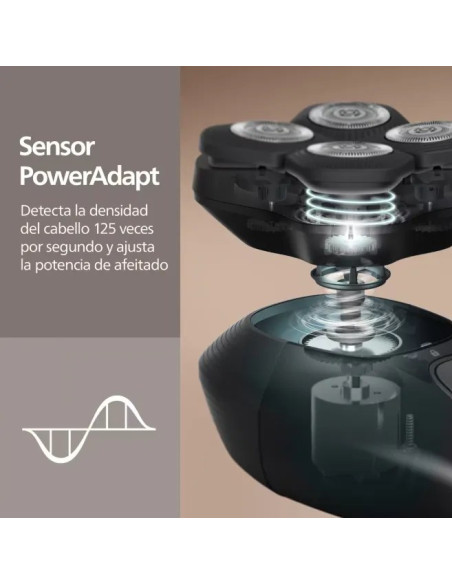 PHILIPS AFEITADORA DE CABEZA SHAVER PRO 360°/BATERÍA