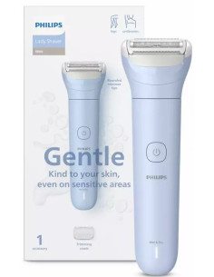 PHILIPS AFEITADORA FEMENINA WET&DRY AZUL
