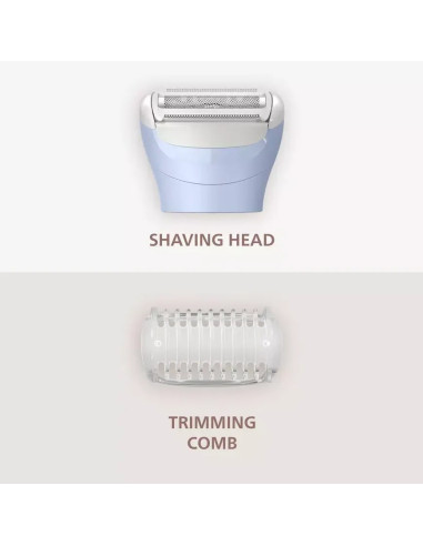 PHILIPS AFEITADORA FEMENINA WET&DRY AZUL