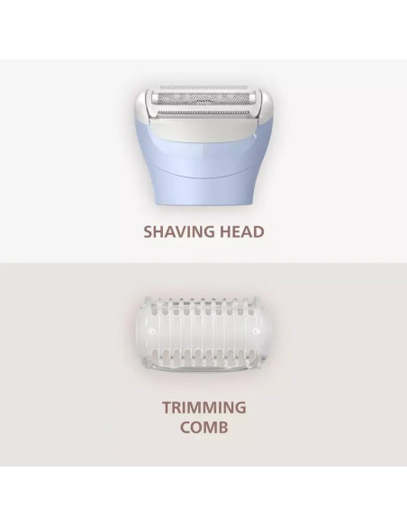 PHILIPS AFEITADORA FEMENINA WET&DRY AZUL