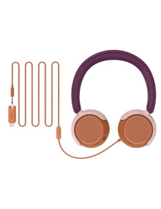 PHILIPS AURICULARES KIDS JACK/USBc ROSA/NARANJA 2