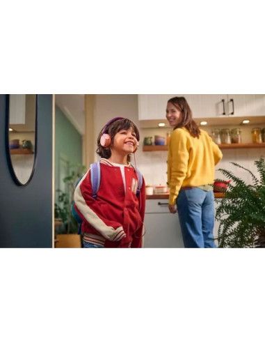 PHILIPS AURICULARES KIDS JACK/USBc ROSA/NARANJA