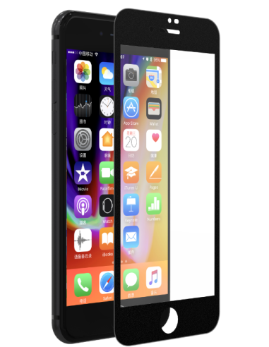 DEVIA CRISTAL TEMPLADO IPHONE 6/6s NEGRO