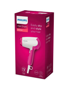 PHILIPS SECADOR DE PELO PLEGABLE/ BHD003/1400W/ ROSA 2