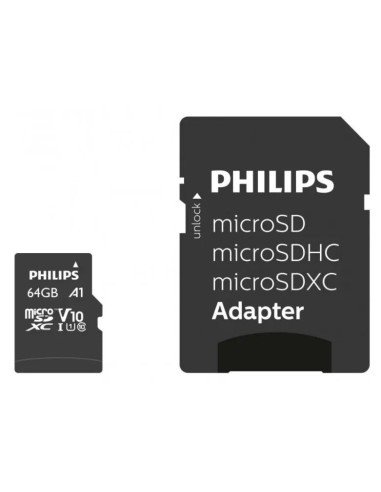 PHILIPS TARJETA MICRO SDXC 64GB
