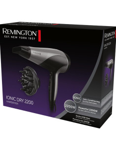 REMINGTON SECADOR DE PELO ICONIC DRY 2200W/ DIFUSOR/ NEGRO 2