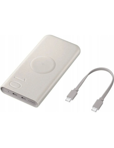 SAMSUNG BATERIA AUXILIAR INALÁMBRICA 10000mAh PD 25W BEIGE
