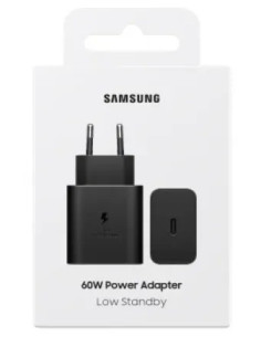 SAMSUNG CARGADOR 60W USBc NEGRO