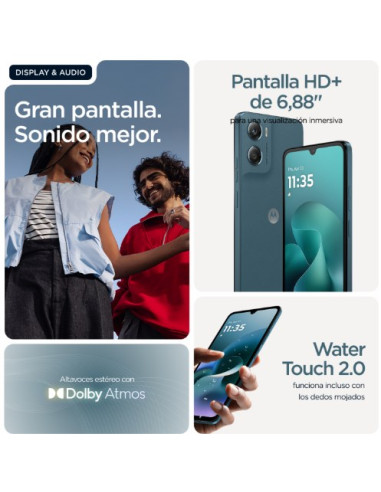 SMARTPHONE MOTOROLA MOTO G06 4G 4GB/ 256GB/ 6.88"/ AZUL CELESTE