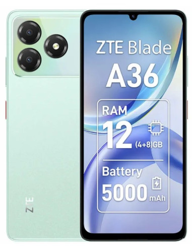 SMARTPHONE ZTE BLADE A36 4GB/ 64GB/ 6.75"/ VERDE