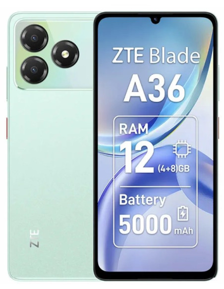 SMARTPHONE ZTE BLADE A36 4GB/ 64GB/ 6.75"/ VERDE