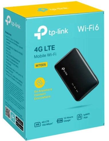 TP-LINK ROUTER DE VIAJE INALÁMBRICO 4G / WIFI 6